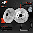 APBRPS054 Rear Drilled Rotors & Ceramic Brake Pads