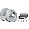 APBRPS055 Front Drilled Rotors & Ceramic Brake Pads