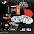 APBRPS055 Front Drilled Rotors & Ceramic Brake Pads
