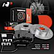 APBRPS058 Rear Drilled Rotors & Ceramic Brake Pads