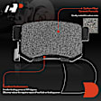 APBRPS058 Rear Drilled Rotors & Ceramic Brake Pads