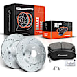 APBRPS059 Front Drilled Rotors & Ceramic Brake Pads