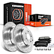 APBRPS060 Rear Drilled Rotors & Ceramic Brake Pads
