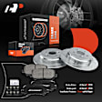 APBRPS060 Rear Drilled Rotors & Ceramic Brake Pads