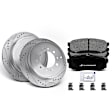 APBRPS061 Rear Drilled Rotors & Ceramic Brake Pads