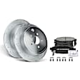 APBRPS063 Rear Drilled Rotors & Ceramic Brake Pads
