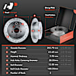 APBRPS063 Rear Drilled Rotors & Ceramic Brake Pads
