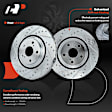 APBRPS064 Front Drilled Rotors & Ceramic Brake Pads