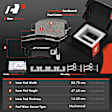 APBRPS066 Front & Rear Drilled Rotors & Ceramic Brake Pads