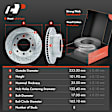 APBRPS074 Front Drilled Rotors & Ceramic Brake Pads