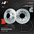 APBRPS074 Front Drilled Rotors & Ceramic Brake Pads