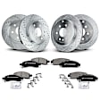 APBRPS075 Front & Rear Drilled Rotors & Ceramic Brake Pads