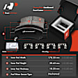 APBRPS075 Front & Rear Drilled Rotors & Ceramic Brake Pads
