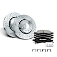 APBRPS098 Front Drilled Rotors & Ceramic Brake Pads
