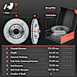 APBRPS098 Front Drilled Rotors & Ceramic Brake Pads