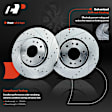 APBRPS098 Front Drilled Rotors & Ceramic Brake Pads