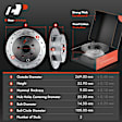 APBRPS104 Front & Rear Drilled Rotors & Ceramic Brake Pads