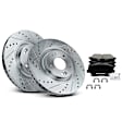 APBRPS1068 Front Drilled Rotors & Ceramic Brake Pads