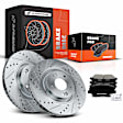 APBRPS1068 Front Drilled Rotors & Ceramic Brake Pads