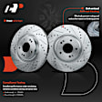 APBRPS1068 Front Drilled Rotors & Ceramic Brake Pads