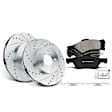 APBRPS112 Front Drilled Rotors & Ceramic Brake Pads