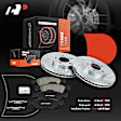 APBRPS112 Front Drilled Rotors & Ceramic Brake Pads