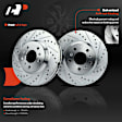 APBRPS114 Front Drilled Rotors & Ceramic Brake Pads