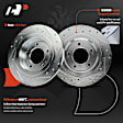 APBRPS1156 6 Pcs Rear Drilled Brake Rotors & Ceramic Brake Pads