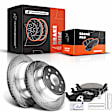 APBRPS115 Rear Drilled Rotors & Ceramic Brake Pads
