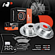 APBRPS115 Rear Drilled Rotors & Ceramic Brake Pads