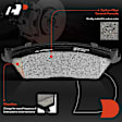 APBRPS115 Rear Drilled Rotors & Ceramic Brake Pads