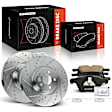 APBRPS1179 6 Pcs Front Drilled Rotors & Ceramic Brake Pads