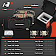 APBRPS1199 6 Pcs Front Drilled Rotors & Ceramic Brake Pads