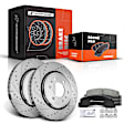 APBRPS119 Front Drilled Rotors & Ceramic Brake Pads
