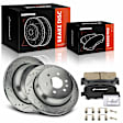 APBRPS1202 6 Pcs Rear Drilled Rotors & Ceramic Brake Pads