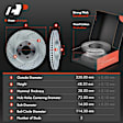 APBRPS120 Front Drilled Rotors & Ceramic Brake Pads