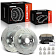 APBRPS1235 6 Pcs Front Drilled Rotors & Ceramic Brake Pads