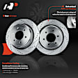 APBRPS123 Rear Drilled Rotors & Ceramic Brake Pads