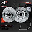 APBRPS1248 6 Pcs Rear Drilled Rotors & Ceramic Brake Pads