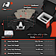 APBRPS1251 6 Pcs Rear Drilled Rotors & Ceramic Brake Pads