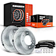 APBRPS125 Front Drilled Rotors & Ceramic Brake Pads