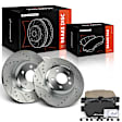 APBRPS1269 6 Pcs Rear Drilled Rotors & Ceramic Brake Pads