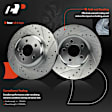 APBRPS1269 6 Pcs Rear Drilled Rotors & Ceramic Brake Pads