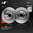 APBRPS1269 6 Pcs Rear Drilled Rotors & Ceramic Brake Pads