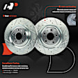 APBRPS1279 6 Pcs Rear Drilled Rotors & Ceramic Brake Pads