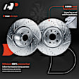 APBRPS1292 6 Pcs Front Drilled Rotors & Ceramic Brake Pads