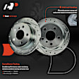 APBRPS1299 6 Pcs Rear Drilled Rotors & Ceramic Brake Pads