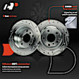 APBRPS1299 6 Pcs Rear Drilled Rotors & Ceramic Brake Pads