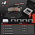 APBRPS1306 6 Pcs Front Drilled Rotors & Ceramic Brake Pads