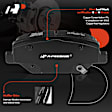 APBRPS1306 6 Pcs Front Drilled Rotors & Ceramic Brake Pads